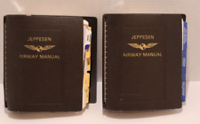 Jeppesen Airway Manual Pilot Federal Aviation Regulations Vinyl Binder Set of 2 picture