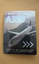 Delta Pilot Trading Card A330-300 Collectible Airbus Delta Air Lines No.59 New picture