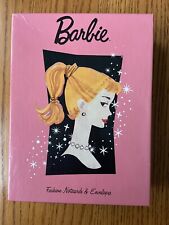 Graphique De France Barbie 19 Blank Notecards  Mattel 1960's Dress Classic 2002 picture