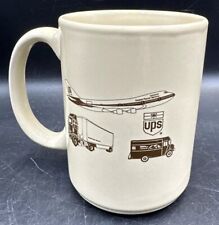 UPS United Parcel Service Brown Logo-Truck-Airplane Ceramic Coffee Mug picture