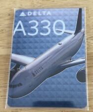 2016 Delta Air Lines Airbus A330-300 Aircraft Pilot Trading Card #47 picture