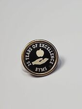 BYMS 25 Years of Excellence Lapel Pin Bernardo Yorba Middle School California picture