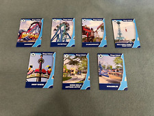 Kings Island 2024 Opening Day Ride Anniversary Trading Cards #2-8 picture
