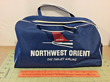 RARE Northwest Orient The Fan-Jet Airline flight attendant bag picture
