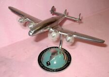 AIR FRANCE Lockheed CONSTELLATION Airplane Metal Aircraft on Globe Display Stand picture
