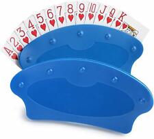 2x Hands Free Playing Card Holders For Kids Senior Poker Tray Racks Organizer picture