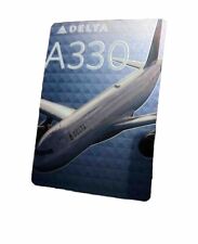 2016 Delta Air Lines Airbus A330-300 Aircraft Pilot Trading Card #47 picture