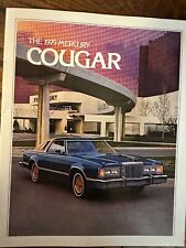 Vintage 1979 Mercury COUGAR Car Sales Dealer Brochure ~ Automobile picture