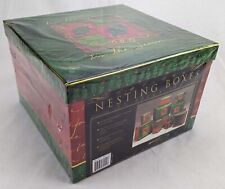 Barrington Studios Limited Holiday Nesting Boxes This The Season 12 Boxes New picture