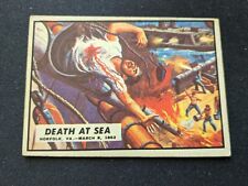 1965 A&BC Civil War News Card # 7 Death at Sea (VG/EX) picture