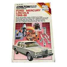 Chilton’s Repair & Tune-Up Guide: Ford Mercury Lincoln Full Size 1968-88 #6842 picture