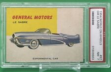 1954 Topps World On Wheels GM LE SABRE Experimental Car #87 PSA NM 7 picture