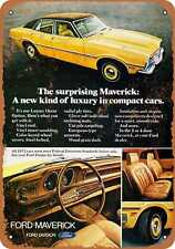 Metal Sign - 1973 Ford Maverick - Vintage Look Reproduction picture