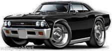 1966 Chevelle SS 396 Wall Graphic Decal Sticker Your Size and Color 2ft 3ft 4ft picture