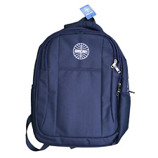 NWT Pan Am Airlines Blue Retro Bag  Backpack Globe Logo Panam Laptop Carry-on picture
