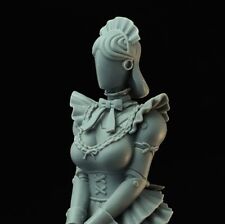 Robot Girl Waitress, 90mm figure, big scale female miniature picture
