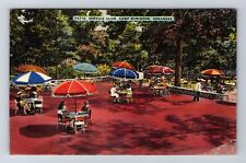 Camp Robinson AR-Arkansas, Patio, Service Club, Antique, Vintage c1944 Postcard picture