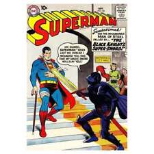 Superman (1939 series) #124 in Very Good minus condition. DC comics [y* picture
