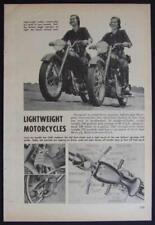 Indian Motorcycles Scout & Arrow 1949 vintage pictorial picture