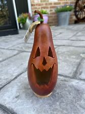 Meadowbrooke Pumpkin Gourd Keegan 9” Fall Decor Halloween picture