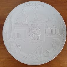 Vintage 1971 Frankoma Oklahoma Plate 46th State N.A.L.S. Convention 8.5