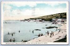 1928 WESSAGUSETT BEACH*NORTH WEYMOUTH MASSACHUSETTS*MA*COTTAGES*GENERAL VIEW picture