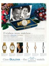 1962 Bulova Watch Jet Clipper Christmas Gift Vintage Print Ad Luxury Brand picture