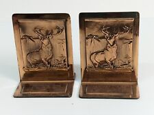 1930s HARTFORD FIRE INS CO Advertising Bookend BASTIAN BROS Co HOWARD HAMMITT picture