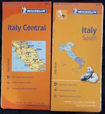 Italy Regional Michelin Maps, Set Of 2: South  And Central Italy. picture