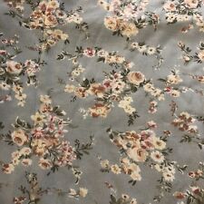 Vintage Fabric Roses Flowy Poly Blend Lightly Textured Grandma Core Beautiful picture