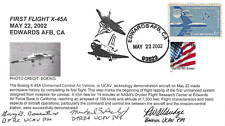 Cover honoring the X-45A with autographs picture