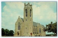 c1960s Williams Memorial Chapel Exterior Point Lookout Missouri MO Tree Postcard picture