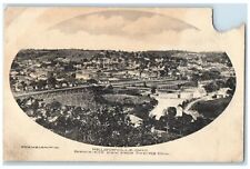 Nelsonville Ohio OH Postcard Bird's Eye View From Freir's Hill 1910 Residence picture