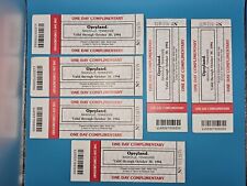Vintage Opryland Tickets 1994 - Theme Park - Lot Of 6 picture