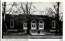 1930'S. U.S. POST OFFICE. EFFINGHAM, ILL. POSTCARD u10 picture
