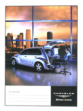 2001 Chrysler PT Cruiser Vintage Original Single Page Print Ad 8 x 10
