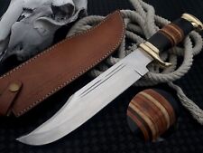 Full Tang Vintage Bowie Knife Handmade Stainless Steel Camping Hunting knife picture