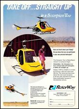 1972 Rotor Way Helicopter Original Vintage Advertisement Print Art Ad K131 picture