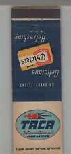 Matchbook Cover - Chiclets Gum  -  TACA International Airlines picture