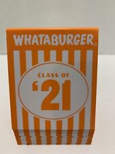 NEW ~ Whataburger CLASS OF '21 TABLE TENT ~ picture