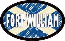 4inx2.5in Oval Scottish Flag Fort William Sticker Car Truck Vehicle Bumper Decal picture