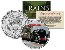 THE ORIENT EXPRESS TRAIN *Famous Trains* JFK Half Dollar Colorized US Coin picture