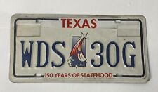 1990 Texas License Plate WDS 30G picture