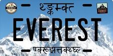 Mt. Mount Everest Mountain Climber Kathmandu, Nepal Fantasy License plate picture