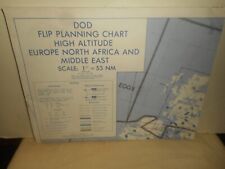 DOD Flip Planning Chart High Altitude EUROPE, NORTH AFRICA & MIDDLE EAST 1982 picture