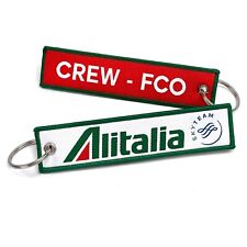 Alitalia CREW FCO woven Keyring picture