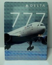 Genuine Delta Airlines Boeing 777-200LR Pilot Trading Card Number 45 picture