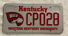 LICENSE PLATES           KENTUCKY VANITY  CPO 28 picture