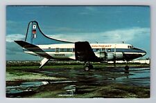 Southeast Air Martin 2-0-2A, Plane, Transportation Antique Vintage Postcard picture
