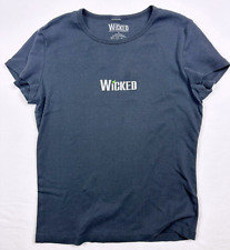 Wicked The Musical Embroidered Tshirt Black Womens Size Large picture